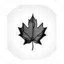 Maple Leaf tattoo design idea