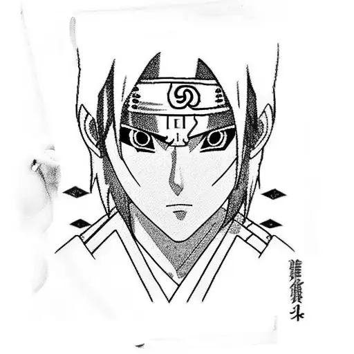 sai drawing - Itachi from Naruto