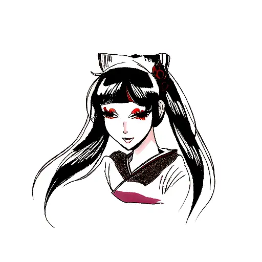 Geisha tattoo design idea