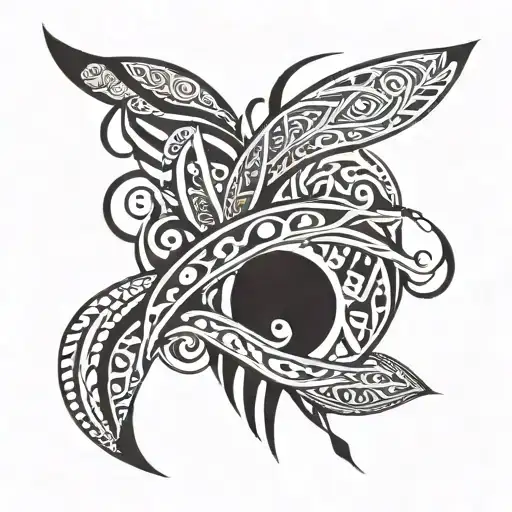 a tattoo that merges "Nnke ka nka di n'iru" with "JI SIKE". I want "JI SIKE" to be in cursive behind "Nnke ka nka tattoo design idea