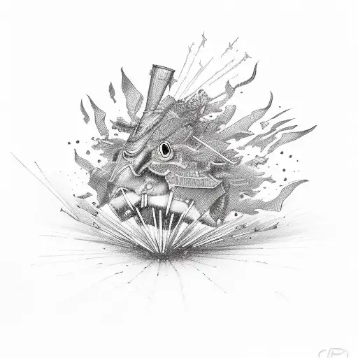 Firecrackers  tattoo design idea