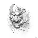 BTS tattoo design idea