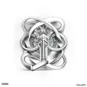 Thors Hammer tattoo design idea