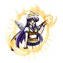 Athena tattoo design idea