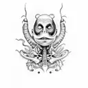 beetlejuice tattoo design idea