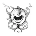 jack skellington, oogie boogie, Sally  tattoo design idea