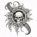 nothing ever happens by chance tattoo design idea