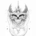Yea, though I wakk through the Valley of the shadow of death, I will fear no evil, for you are with me tattoo design idea