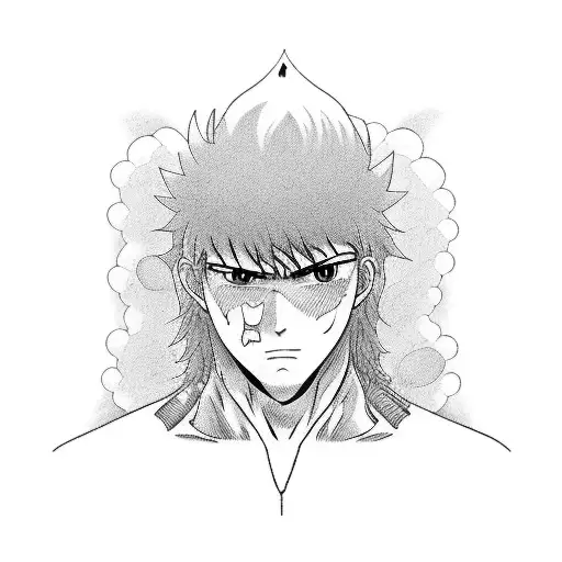 volg of hajime no ippo, depression, anxiety,  tattoo design idea