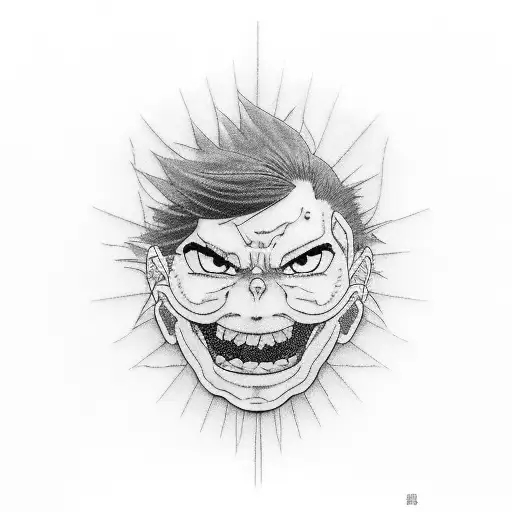  perfect blue, volg of hajime no ippo, depression, anxiety,  tattoo design idea