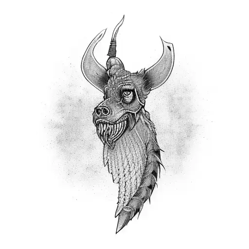 "Andrea" que tenga una temática de vikingos  tattoo design idea