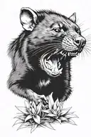 tasmanian devil tattoo design idea