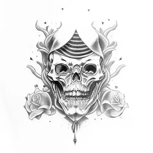 ante bellum memento mori carpe diem tattoo design idea