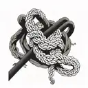 a Jew hanged executed through a noose knot tattoo design idea