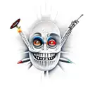 david and goliath  tattoo design idea