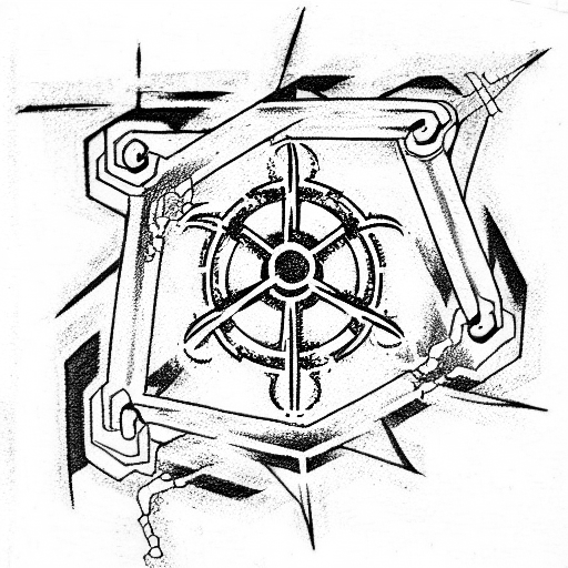 biohazard  tattoo design idea