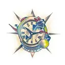 11:11 clock tattoo design idea