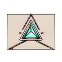 Triangle tattoo design idea
