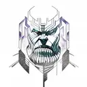 thanos tattoo design idea
