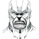 thanos tattoo design idea