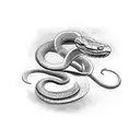 snake with roman numerals 9 - 8 - 2022 tattoo design idea