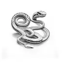 snake with roman numerals 9 - 8 - 2022 tattoo design idea