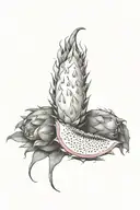 dragonfruit tattoo design idea