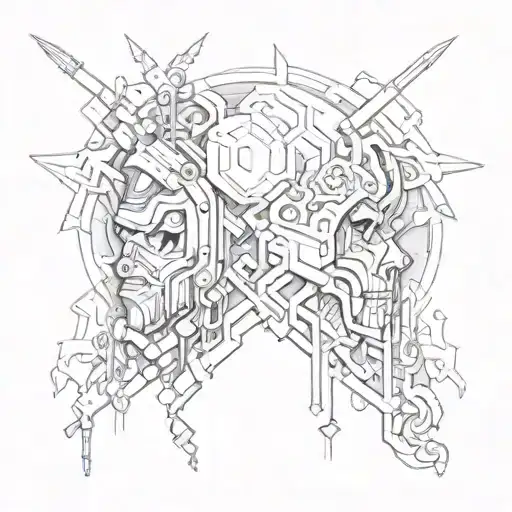 antisocial tattoo design idea