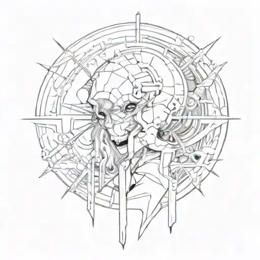 antisocial tattoo design idea