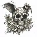 antisocial tattoo design idea