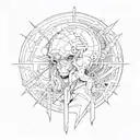 antisocial tattoo design idea