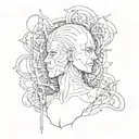 antisocial tattoo design idea