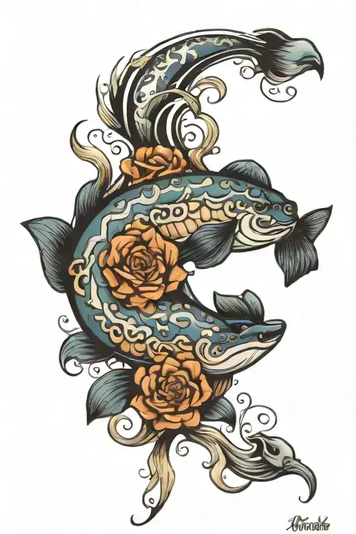 still water runs deep tattoo design idea