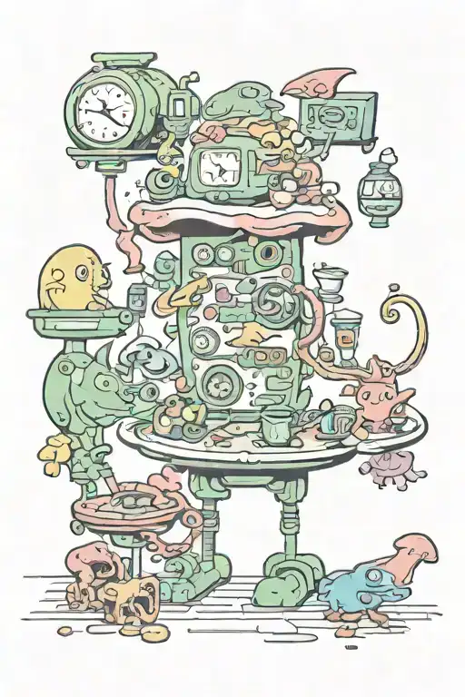 90s nick toons tattoo design idea