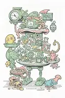 90s nick toons tattoo design idea