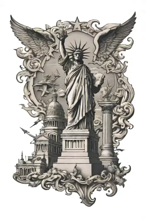 United States monuments and signs arm tattoo tattoo design idea