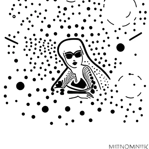 Woman laying down with atomic bomb explosion in background tattoo design idea
