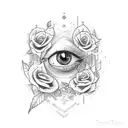 generate a tattoo design for me based on the two songs "New Romantics" by Taylor Swift and "New Year's Day" by Taylor Sw tattoo design idea