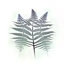 Fern Tree tattoo design idea