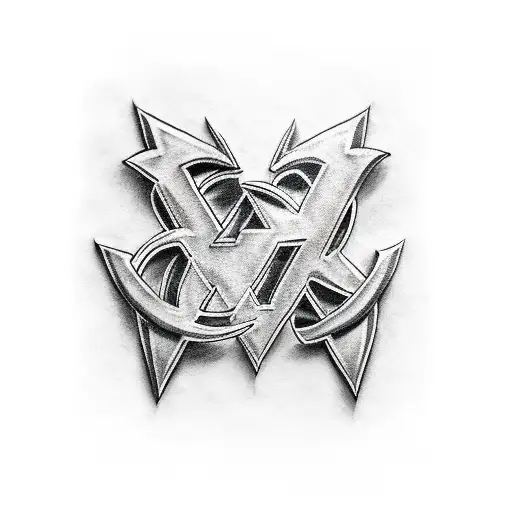 Kiss band tattoo design idea