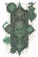 binary code birthdays hidden code integrated tattoo design idea