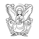 angel number 111 tattoo design idea