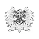 Left Half Polish White Eagle morphed with Right half Red Canadian Maple leaf tattoo design idea