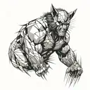 wolverine tattoo design idea