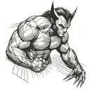 wolverine tattoo design idea