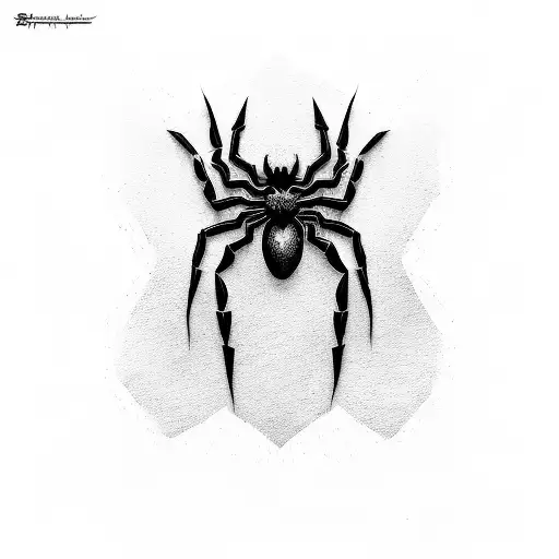 spider-man swinging tattoo design idea