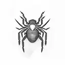 spider-man swinging tattoo design idea