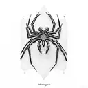 spider-man swinging tattoo design idea