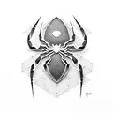 spider-man swinging tattoo design idea