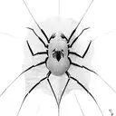 spider-man swinging from a web tattoo design idea